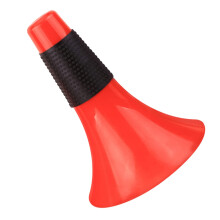 Marker Cones Windproof Training Cones For Football Durable Horn Style Obstacle Cones Black Cover