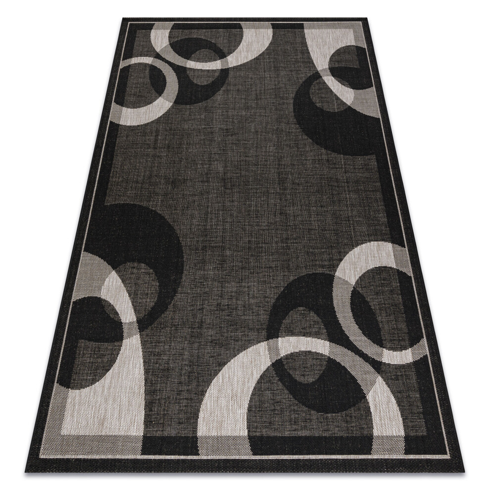 Carpet Sisal Floorlux 20078 Black / Silver 240X330 Cm 5902921033455