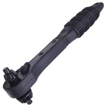 Drill Chuck Key High-Carbon Steel Hangable With Non-Slip Handle Ratchet For Electric Drills Power Tools 12.7mm 17.5mm