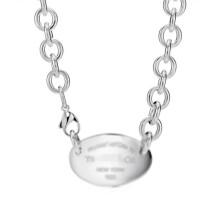 (Silver egg-shaped necklace) New heart-shaped brand TO clasp fashionable necklaces in various styles