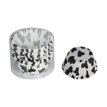 Cow Print Cupcake Liners 200 Pcs Paper Greaseproof Muffin Baking Cups for Weddings and Birthdays
