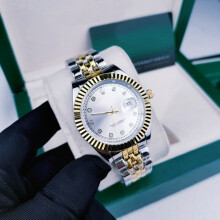 (Style A) Green Submariner 41mm non-mechanical men's quartz watch with solid steel band and luminous waterproof watch