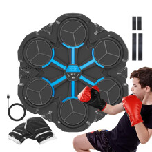 Boxing Trainer Wall-Mounted, Intelligent Music Punching Machine With Gloves, Wireless Boxing Trainer For Home And Gym