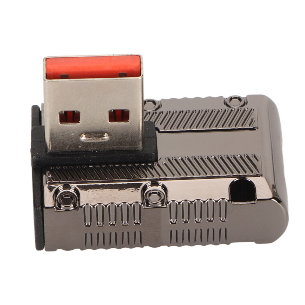 Right Angle Usb To Type C Adapter 120W 10Gbps Zinc Alloy Shell 3491351168735