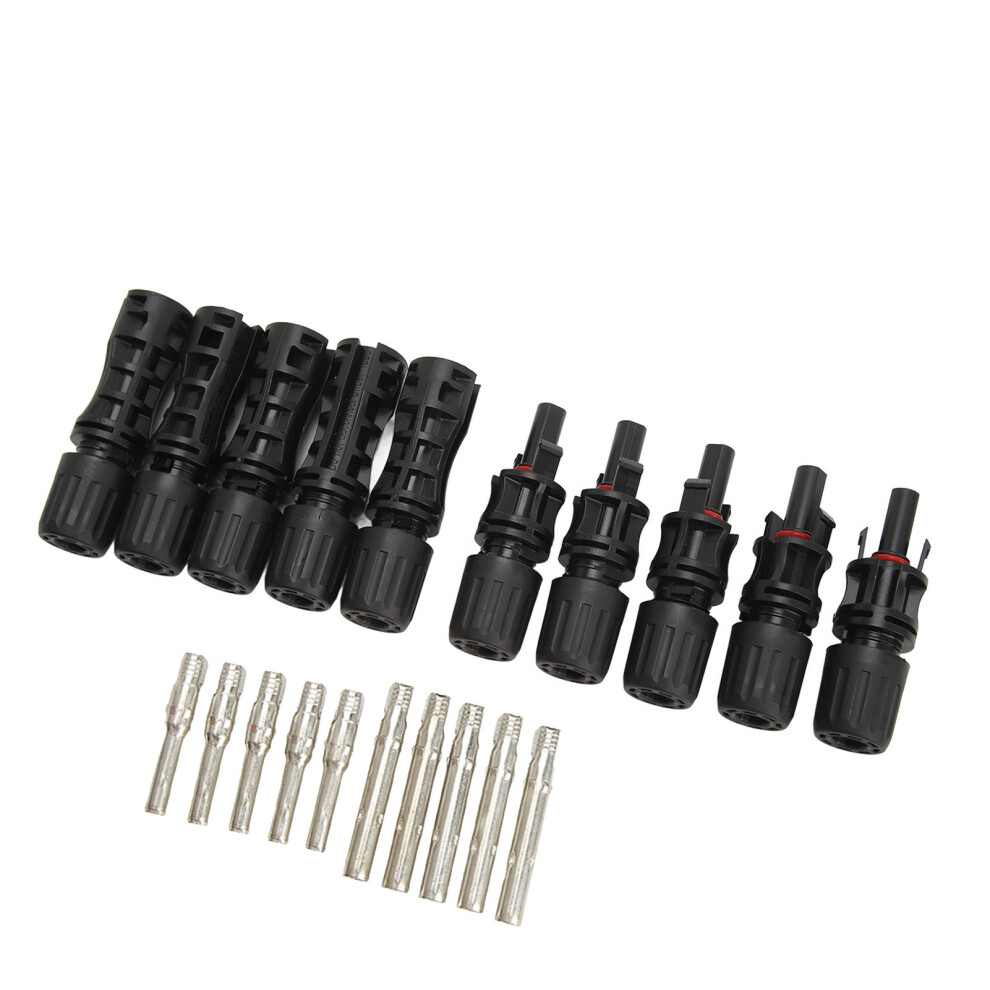 5Pair Ip67 Waterproof Solar Connectors 1500V 30A Pv Panel 5051351168883