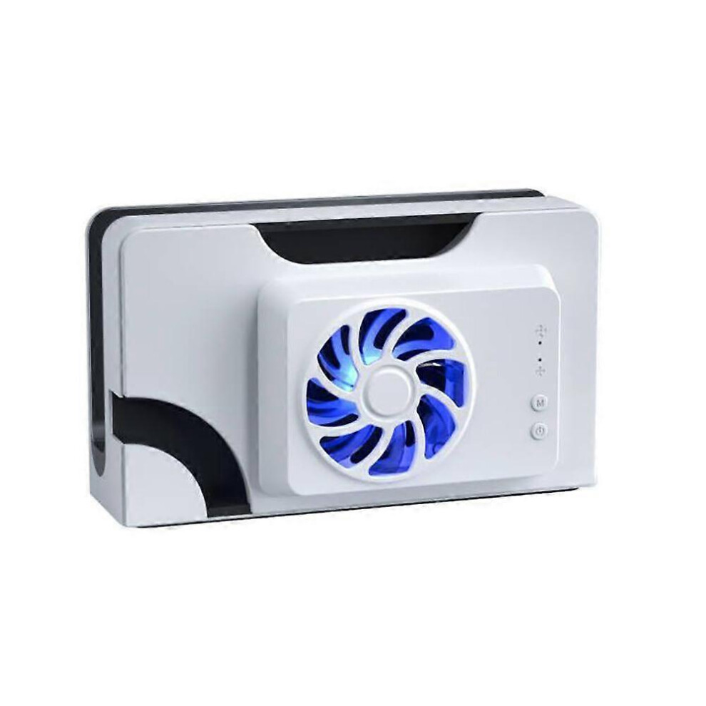 Kikidex (As Show, One Size) Xyc Switch Oled Cooling Fan, Switch Oled Dock Fan, Switch Oled Accessories - White
