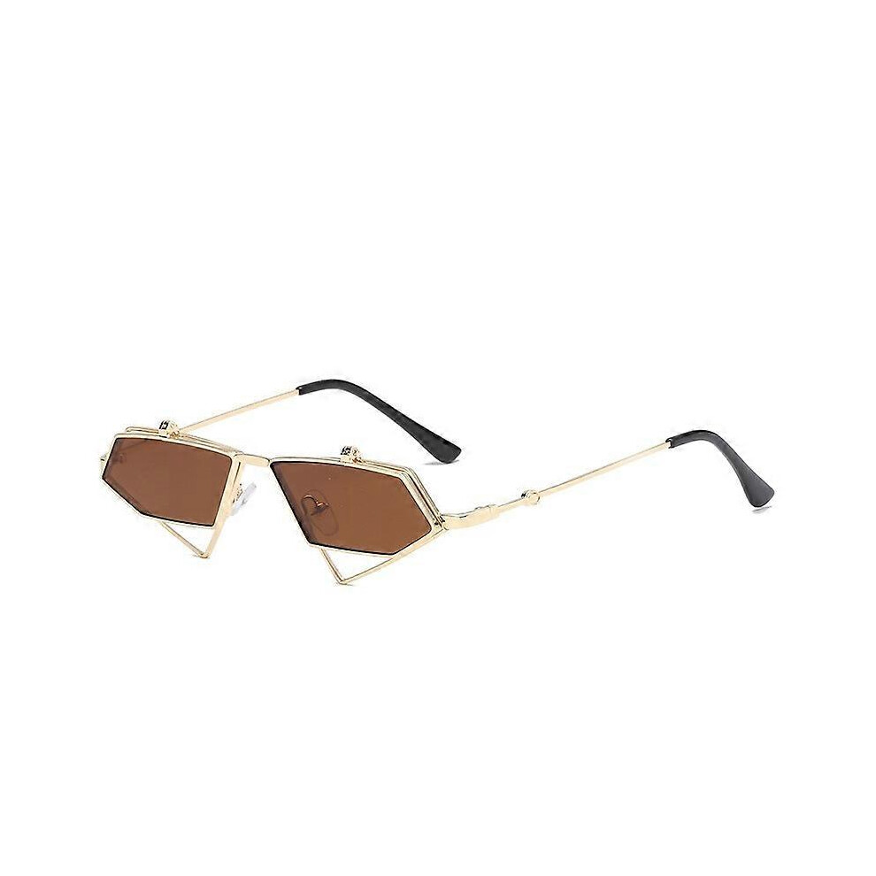Kikidex (As Show, One Size) Wekity Rimless Rectangle Sunglasses Tinted Frameless Eyewear Vintage Transparent Rectangle Glasses For Men