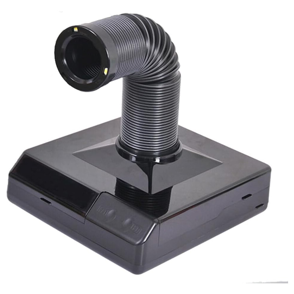 60W Nail Dust Collector Machine Desktop Mini Size Soldering Smoke Absorber Led Light Grinding Dust Suction 9393856864133