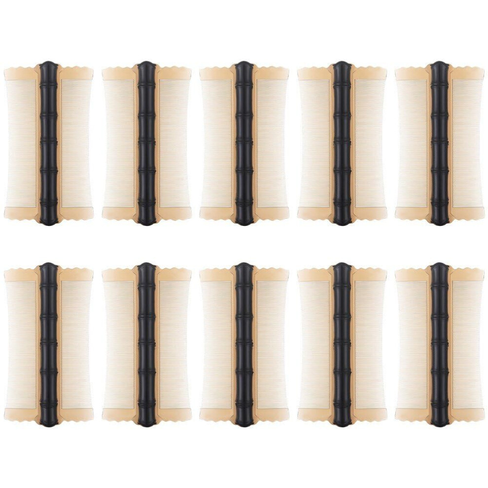Unisex Black Lice Combs 10-Pack Double-Sided Detachable Narrow Fine-Tooth Lice Comb For Head Lice Flea Removal Kids And Adults