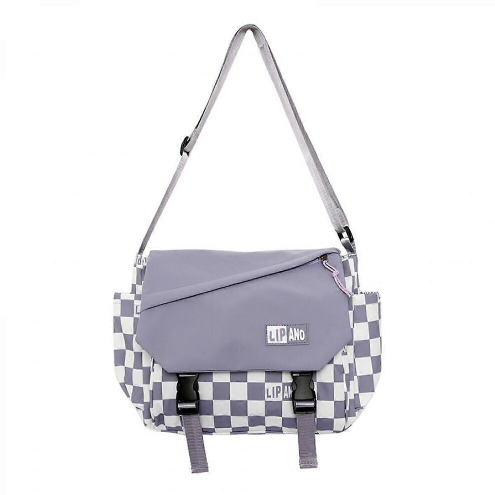 Kikidex (As Show, One Size) Simple Everyday Shoulder Bag Extra Large Capacity Shoulder Bag With Zipper Rope Tote Bag Ladies Girl Casual Shopping Bag Work Scho