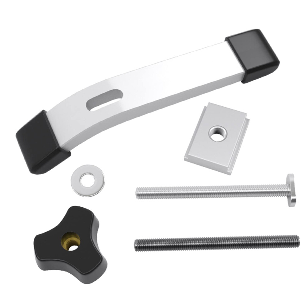 T Slot Clamp Set For T Tracks, Metal Hold-Down Clamp For Woodworking, Slider Handle Compatible 9354506841478