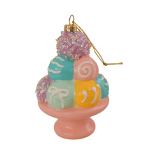 Christmas Tree Pendant Ice Cream Shaped Ornaments Festival Restaurant
