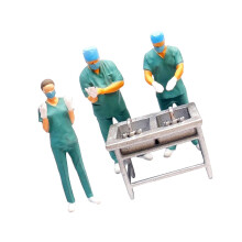 Deluxe Miniature Resin Ornament Tool Cart Simulation Doctor 1/87 Scale