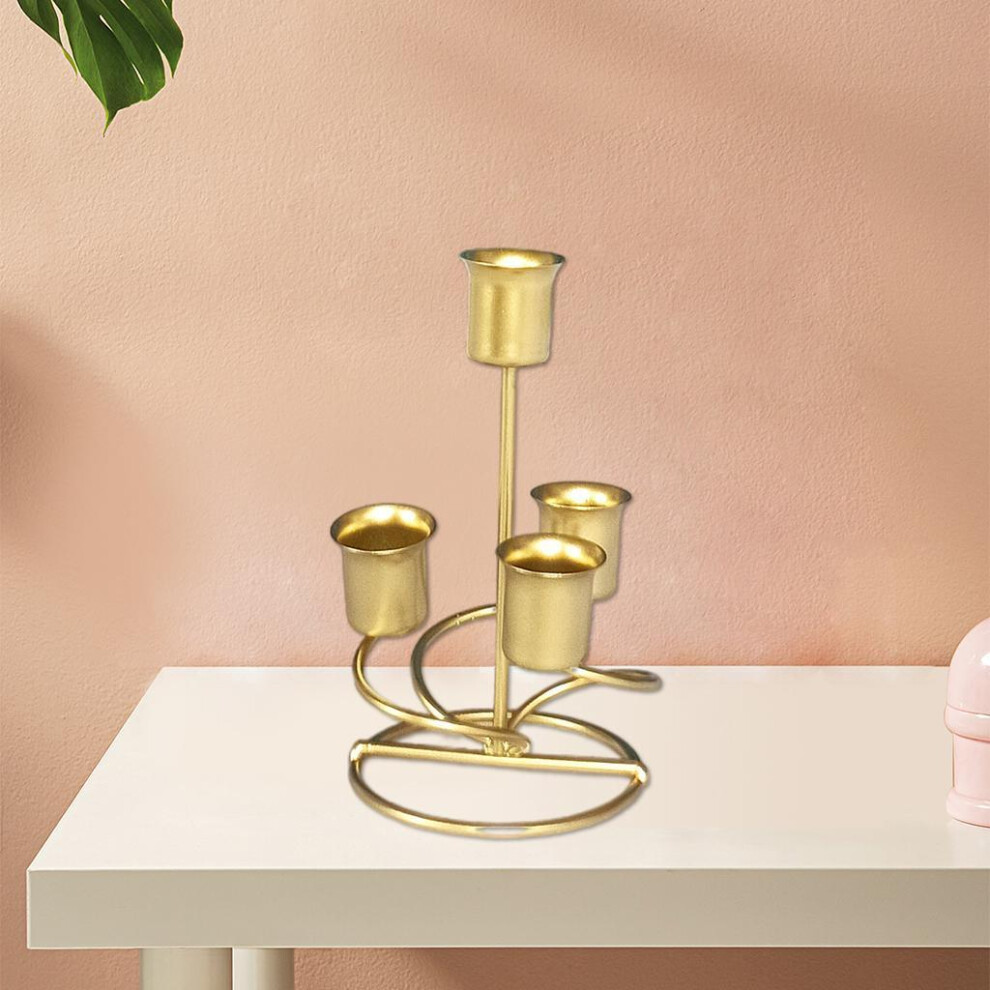 (Golden) Elegant Candlestick Holders for Wedding Home Dinner Decor-image-OPC-PKMZQ88-NEW