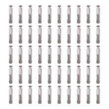 Fishing Lure Baits Rattles Insert Tube Rattles Shake Attract Fly Plastic Fishing Sound BarTransparent Black