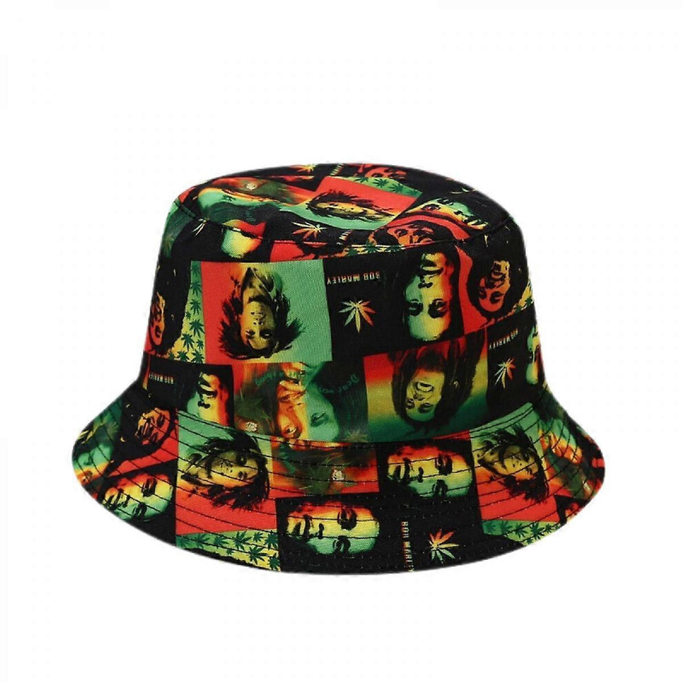 Kikidex (As Show, One Size) Cute Bucket Hat Beach Fisherman Hats For Women, Reversible Double-Side-Wear Unisex (Hatb023) Green