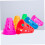 Soccer Training Cones 10 Pack Plastic Flat Bottom Drill Cones Assorted Random Colors For Soccer Practice 4