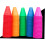 Soccer Training Cones 10 Pack Plastic Flat Bottom Drill Cones Assorted Random Colors For Soccer Practice 5