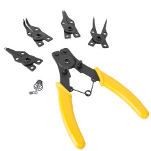 4-In-1 Snap Ring Pliers Set For Internal And External Circlip Rings Multitool Retaining Clip Hand Tool