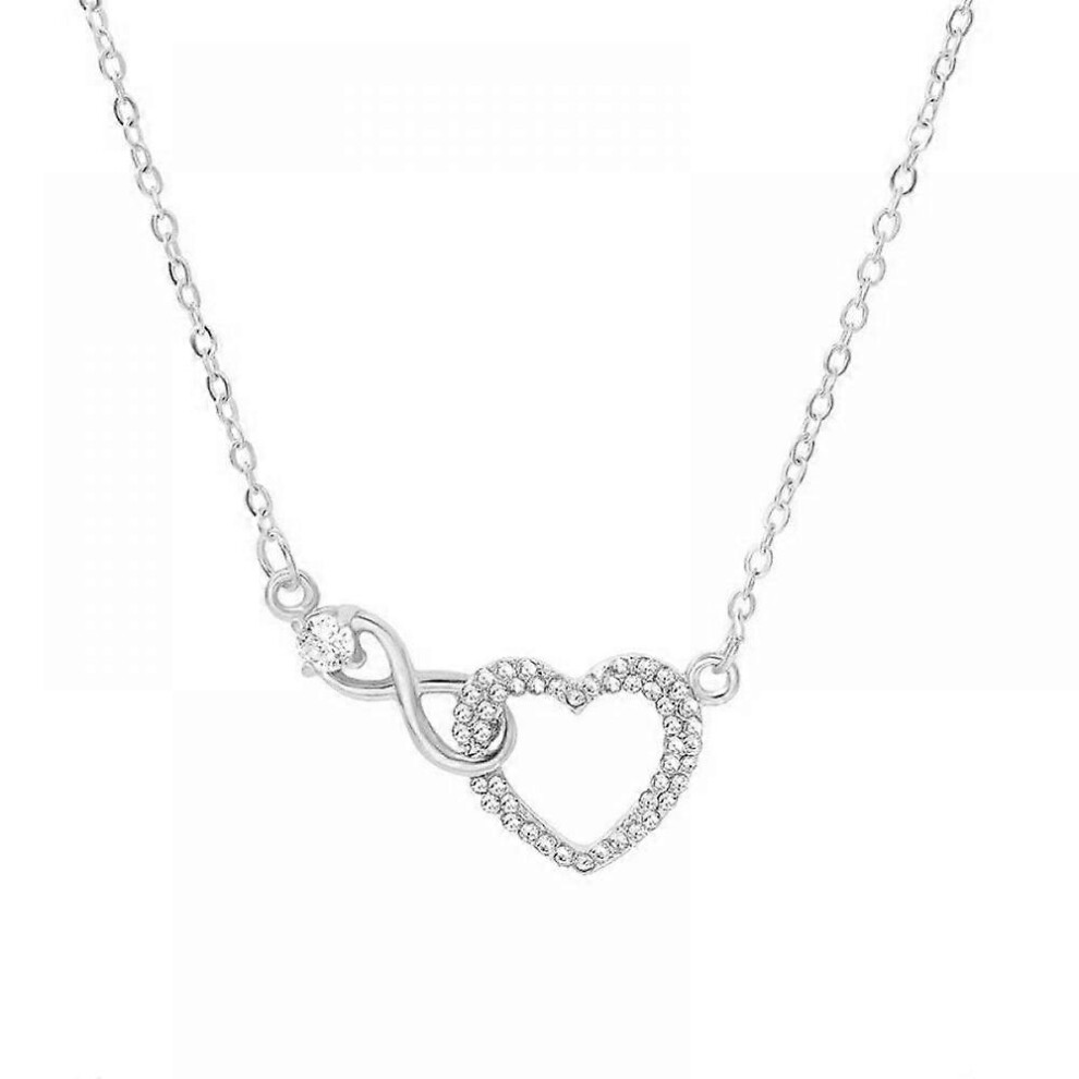 Kikidex (As Show, One Size) Jewelry Collection, Rose Gold & Rhodium Tone Finish, Clear Crystals