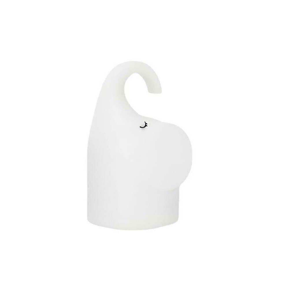 Kikidex (As Show, One Size) Elephant Pat Nightlight Bedside Cartoon Silicone Pat Lamp Usb Charging Gift Children Bedroom Led Lights (Good Night Edition)