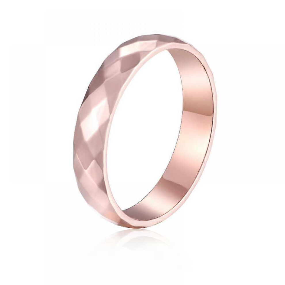 Kikidex (As Show, One Size) Girls Fish-Scale Pattern Birthday Silicone Ring Wedding Band Accessory Gold