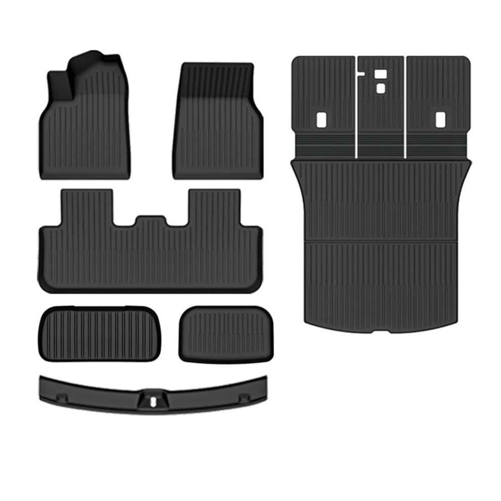 Rear Trunk Mats For Tesla Model Y Juniper 2025+ Waterproof Non-Slip Tpe All-Season Boot Mat Liner Whole Set 9354506842031