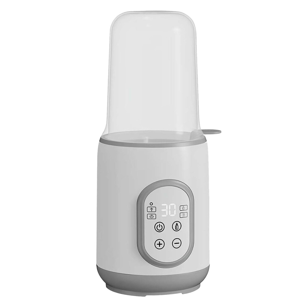 Bottle Warmer 8-In-1, Intelligent Fast Heating For Breast Milk And Infant Formula, Defrost, Warm, Steam, Timer, White
