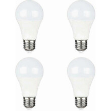 Pack of 4 E27 12V 9W LED Bulbs, Cool White 6000K, 75W Halogen Equivalent, AC DC 12V, 24V