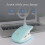 (Pink) Dimmable LED Clip-on Reading Light, Eye Protection Table Lamp 2