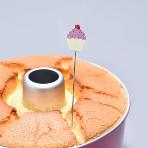Stainless Steel Cake Tester, Reusable Metal Probe, Model B1, Kitchen Baking Tool, Doneness Testing Needle 2