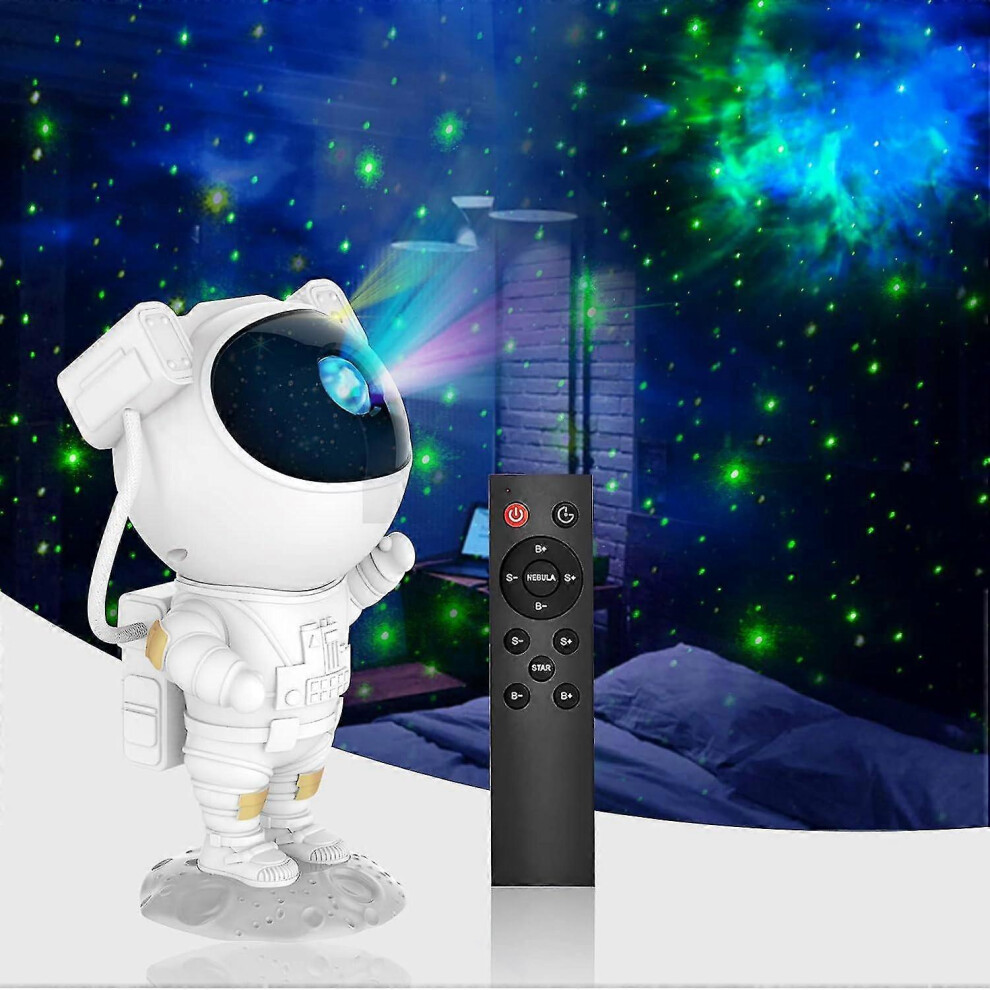 Starry Sky Night Astronaut Star Projector With Nebula, Timer And Remote Control, Star Lamp For Bedroom And Ceiling Projector, Gifts For Kids Light