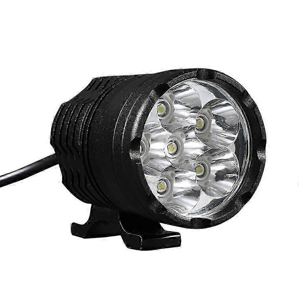 (1 piece - Without switch) Waterproof 6 LED Motorcycle Auxiliary Headlight, LED Spotlights, Lamp, Auxiliary Headlight, Motorcycle Accessories