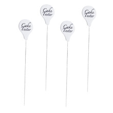 Stainless Steel Cake Tester Needles 4-Piece Set For Bread And Pastry Reusable Cake Probes For Baked Desserts