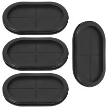 kit com 4 vedadores de borracha para furos de broca e
