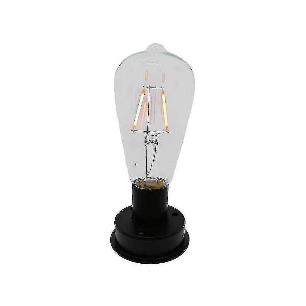 x 2800K LED Solar Tungsten Filament Bulb Auto Light Sensor Night Light for Garden Fence