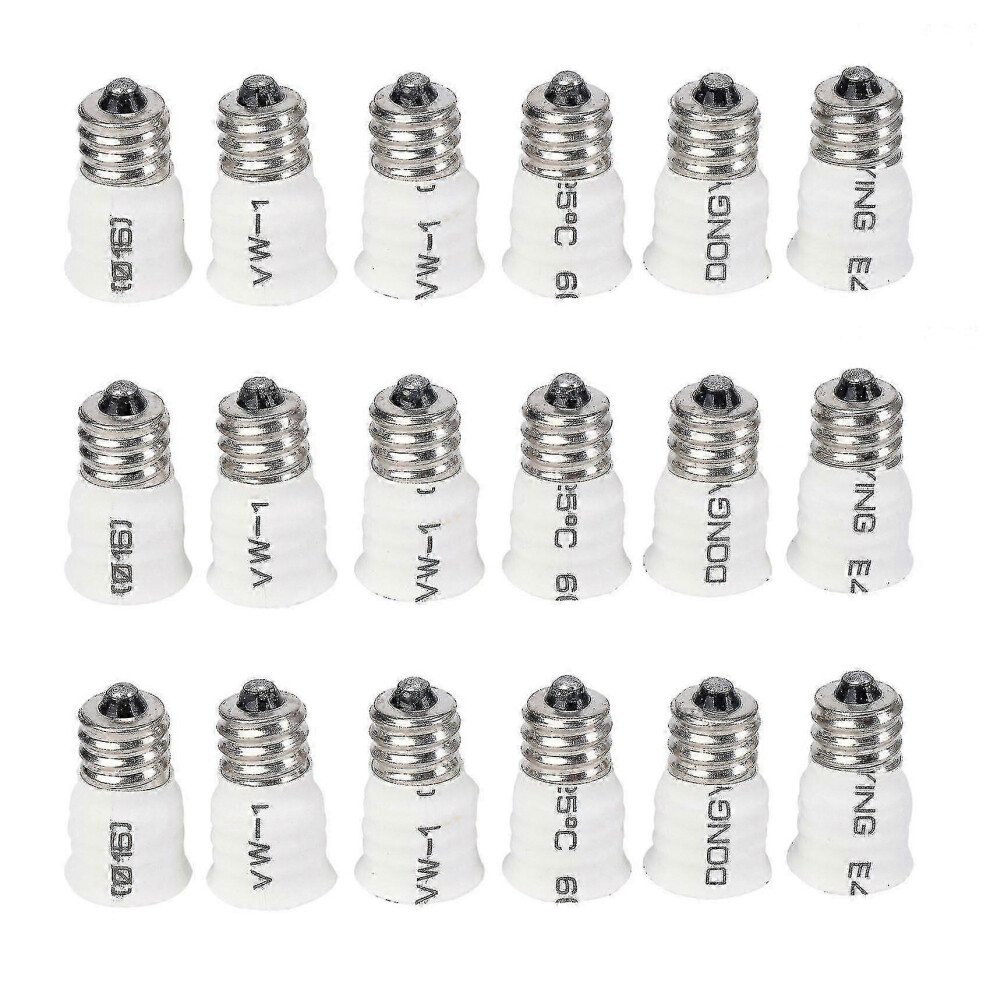 18 Pack E12 to E14 LED Bulb Converter Socket Adapter High Quality