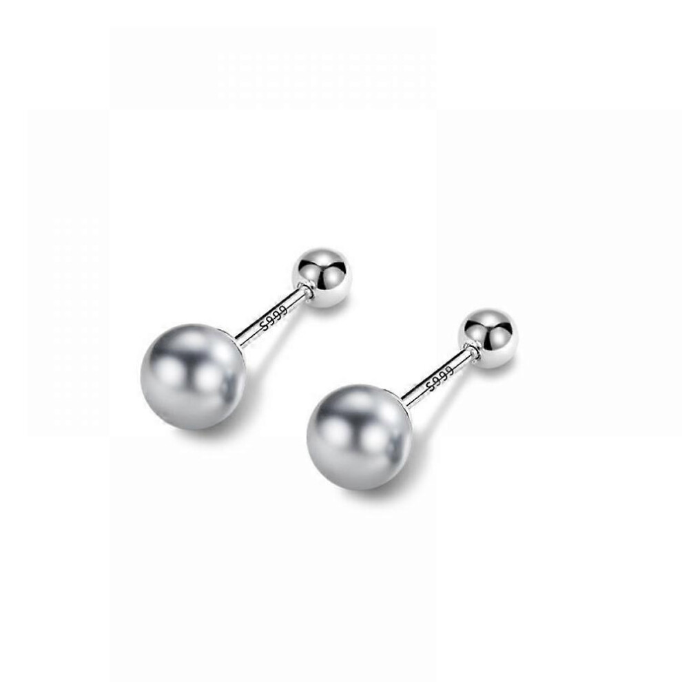 Kikidex (As Show, One Size) Freshwater Cultured Pearl Earrings For Women, S925 Silver Stud