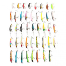 43Pcs Fishing Lure Kit Minnow Artificial Bait Universal Simulation Lure for Freshwater Saltwater