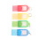 60St Plastic Id Labels Met Sleutelring Voor En Sleutels 5