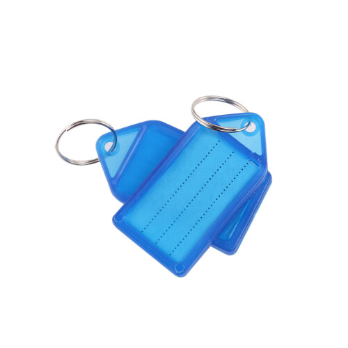 60St Plastic Id Labels Met Sleutelring Voor En Sleutels 2