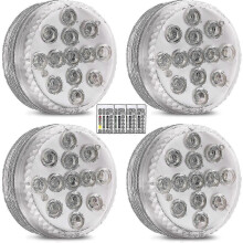 Pack Submersible LED Pond Light with Remote Control RGB Multicolor - Ya