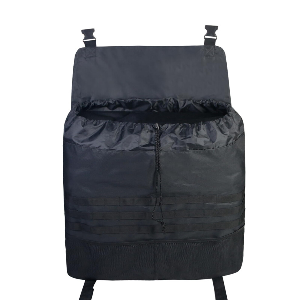 Spare Tire Trash Bag Oxford Cloth Large Capacity Tailgate Organizer For Truck And Suv Black 9393856865888