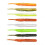100mm Artificial Simulation Screw Body Straight Tail Worm Fishing Lure Bait Accessory 8