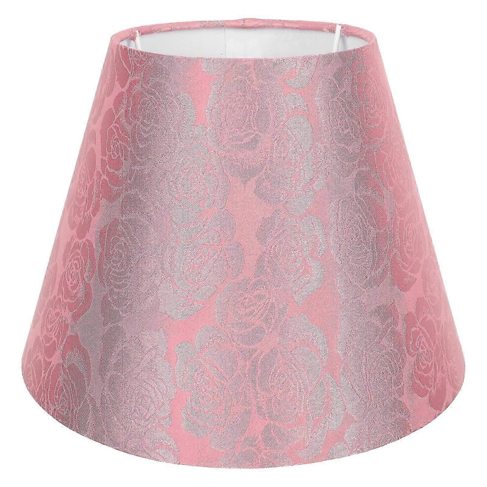 New Chrysanthemum Embroidered Jacquard Fabric Lampshade For Desk Lamp