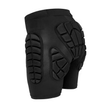 Black EVA Tailbone Hip 3D Protection Pads For Skating Snowboarding Breathable Padded Shorts Size XL Men Women