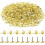 Pack of 200 Upholstery Nails, Imitation Gold, One Size 1