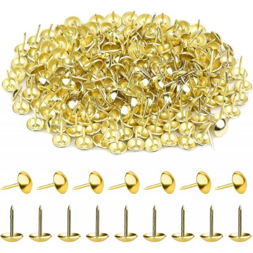 Pack of 200 Upholstery Nails, Imitation Gold, One Size