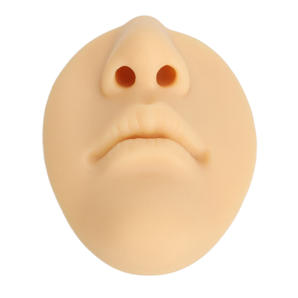 Durable Silicone Nose Dummy for Piercing Training 3D Reusable Realistic Skin