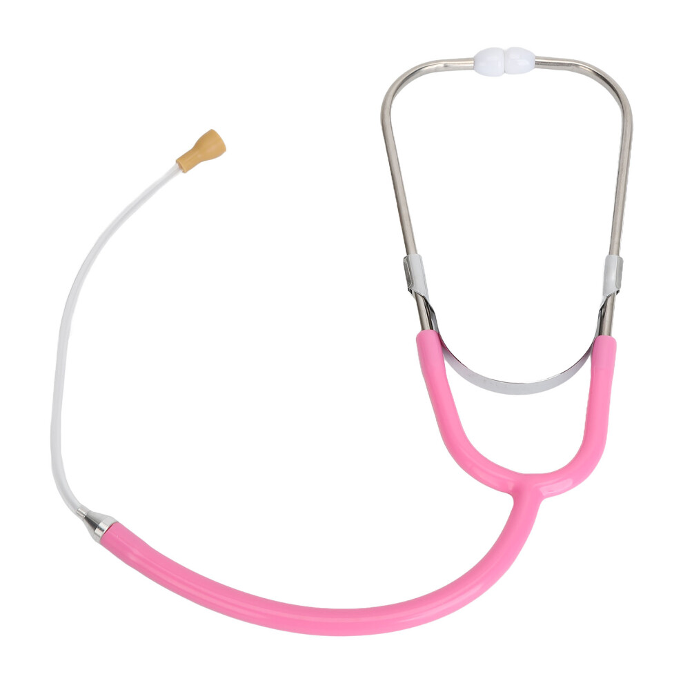 Pink Binaural Hearing Aid Stethoscope For Comprehensive Sound Testing